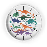Dinosaur Wall Clock for Nursery Decor