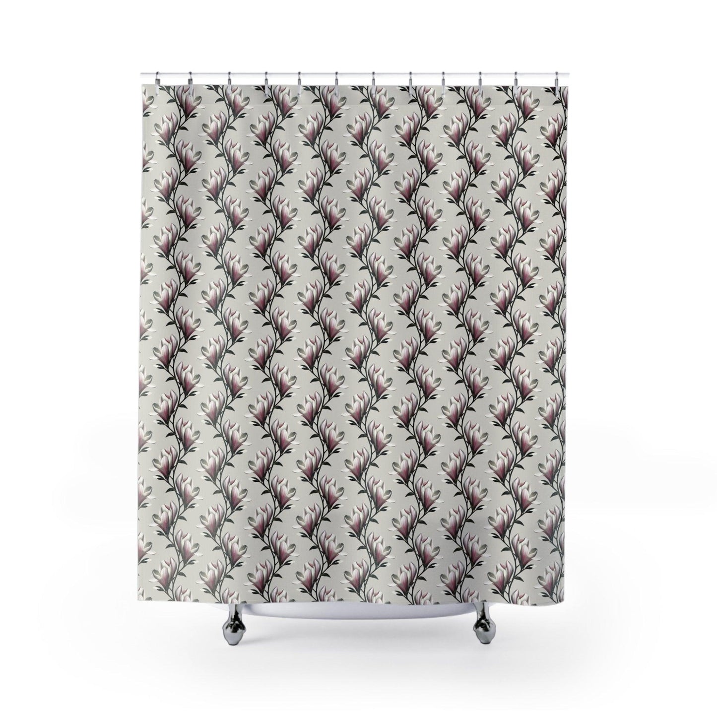 Magnolia Flower Shower Curtains - CEZBE