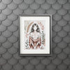 Boho Mystic Woman Art Print