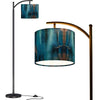 Blue Patina Copper Floor Lamp (Made in USA)