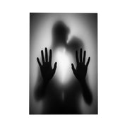 Black and White Blurred Silhouette of a Couple (Made in USA)