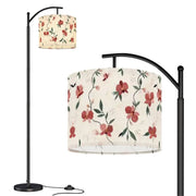 Floral Print Floor Lamp