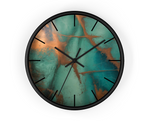 Rustic Copper Pattern Wall Clock
