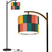 Boho Colorful Arc Floor Lamp (Made in USA)