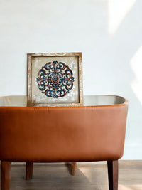 3 Piece Hand Painted Wooden Abstract Wall Art Set