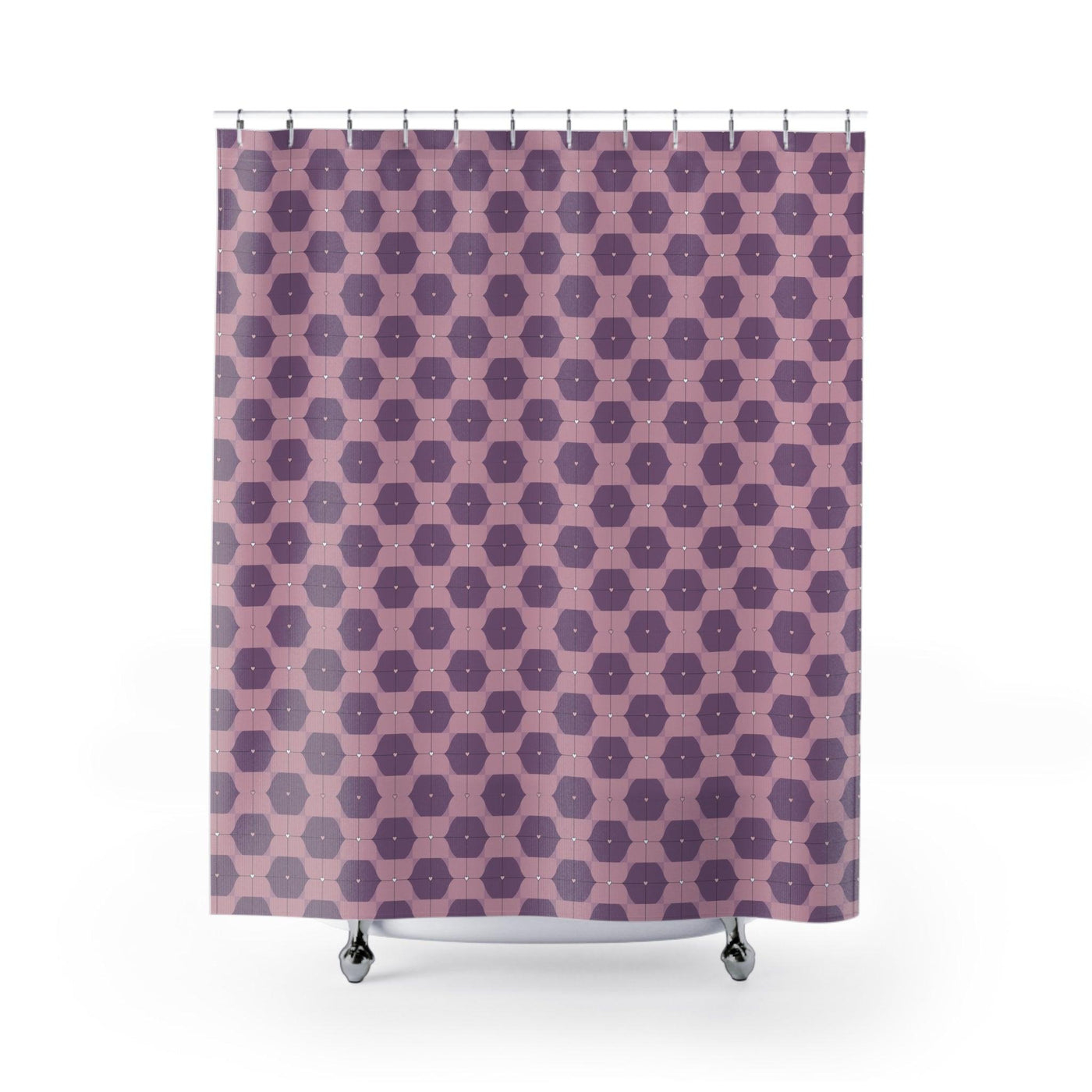 Pink Flower Shower Curtains - CEZBE