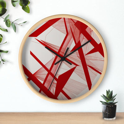 Red Wall Clock - CEZBE