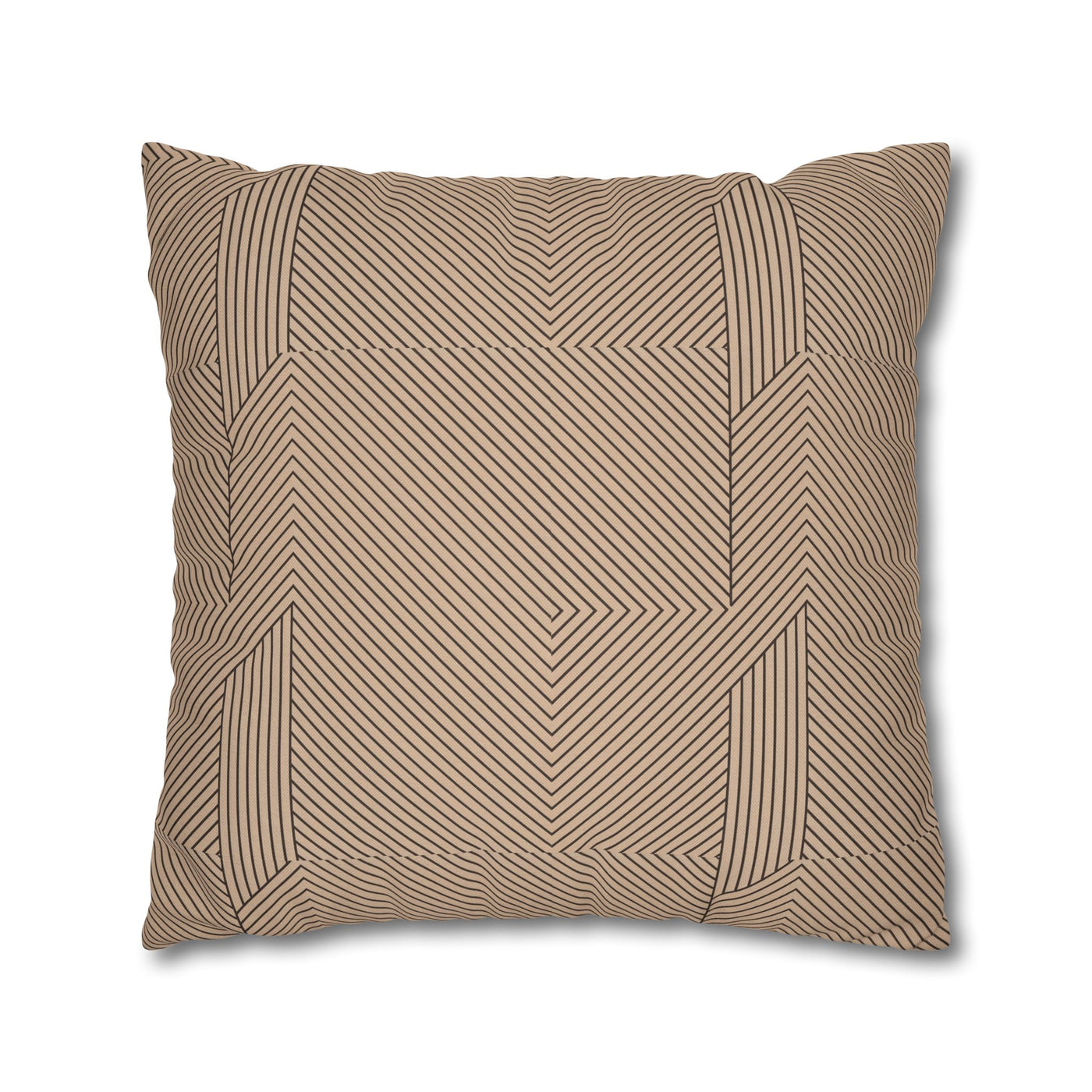 Neutral Lined Decor Pillowcase