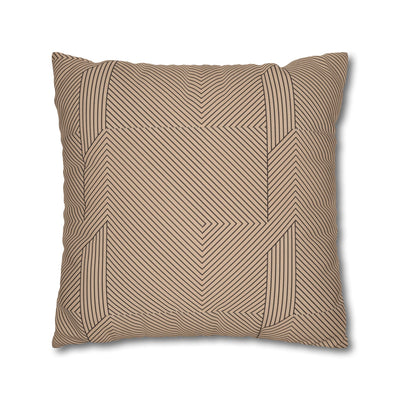 Neutral Lined Decor Pillowcase