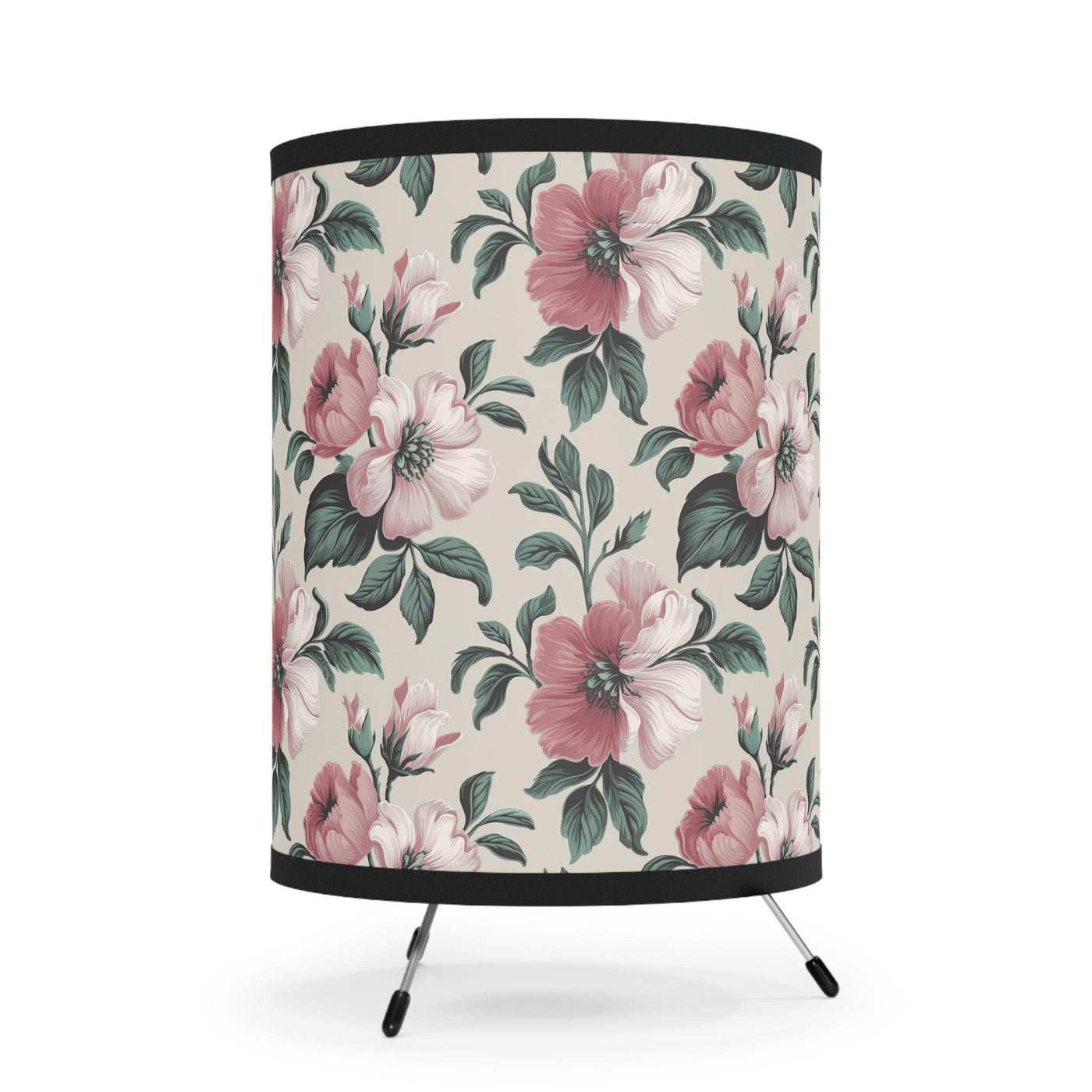 Flower Pattern Tripod Lamp - CEZBE