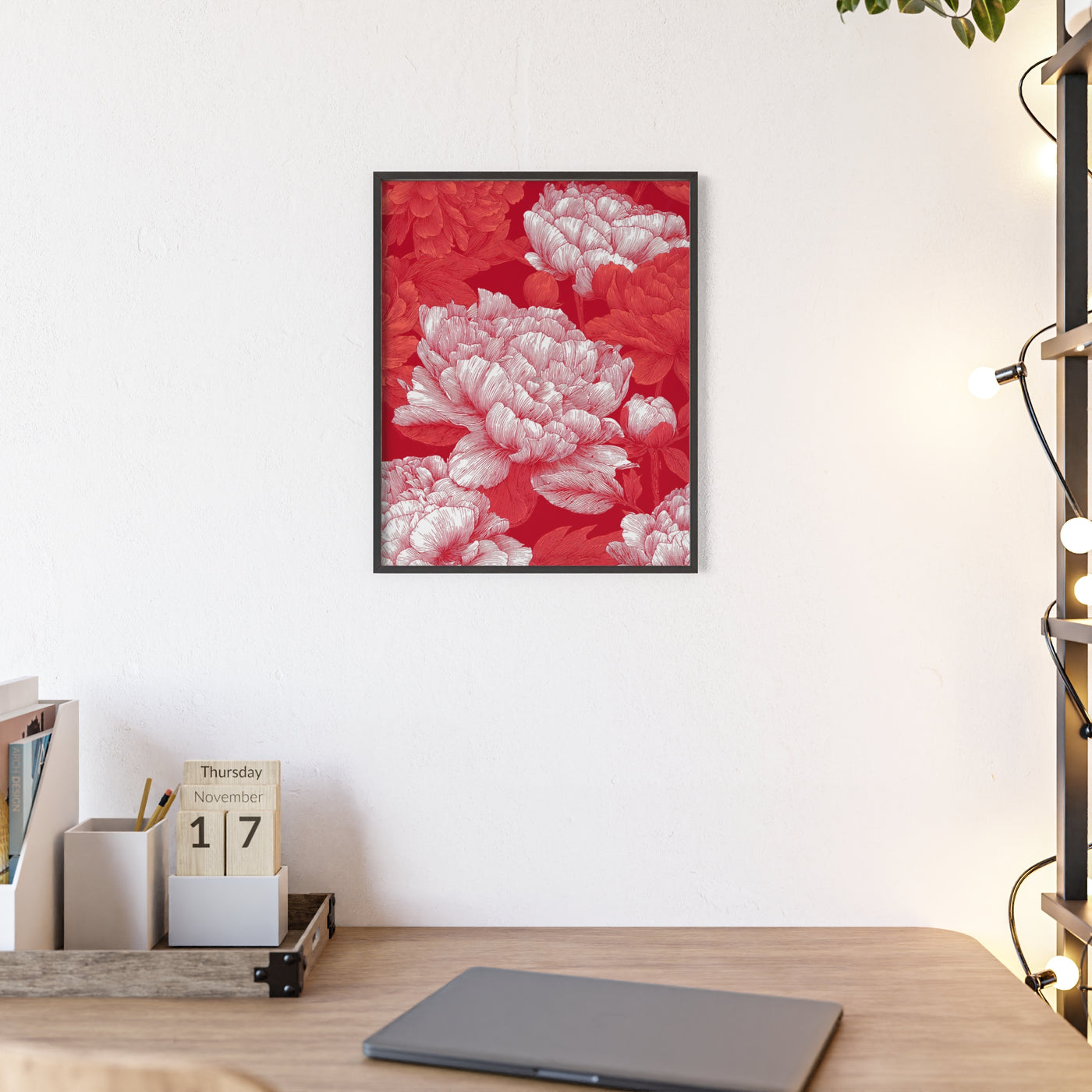 Vibrant Floral Wall Art Poster