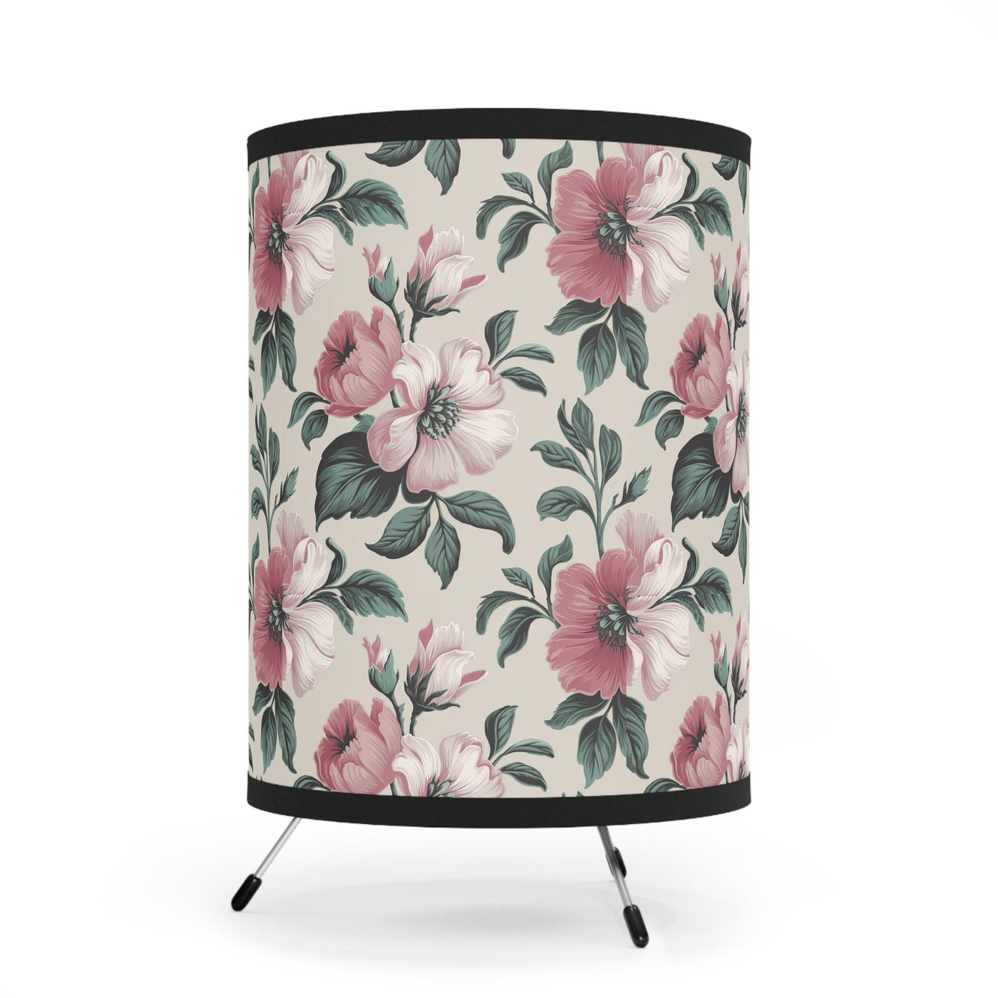 Flower Pattern Tripod Lamp - CEZBE