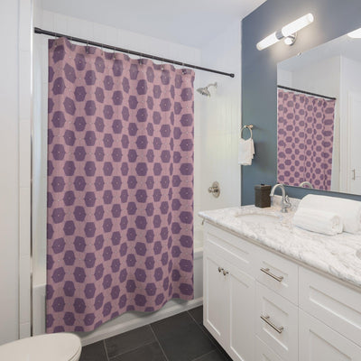 Pink Flower Shower Curtains - CEZBE