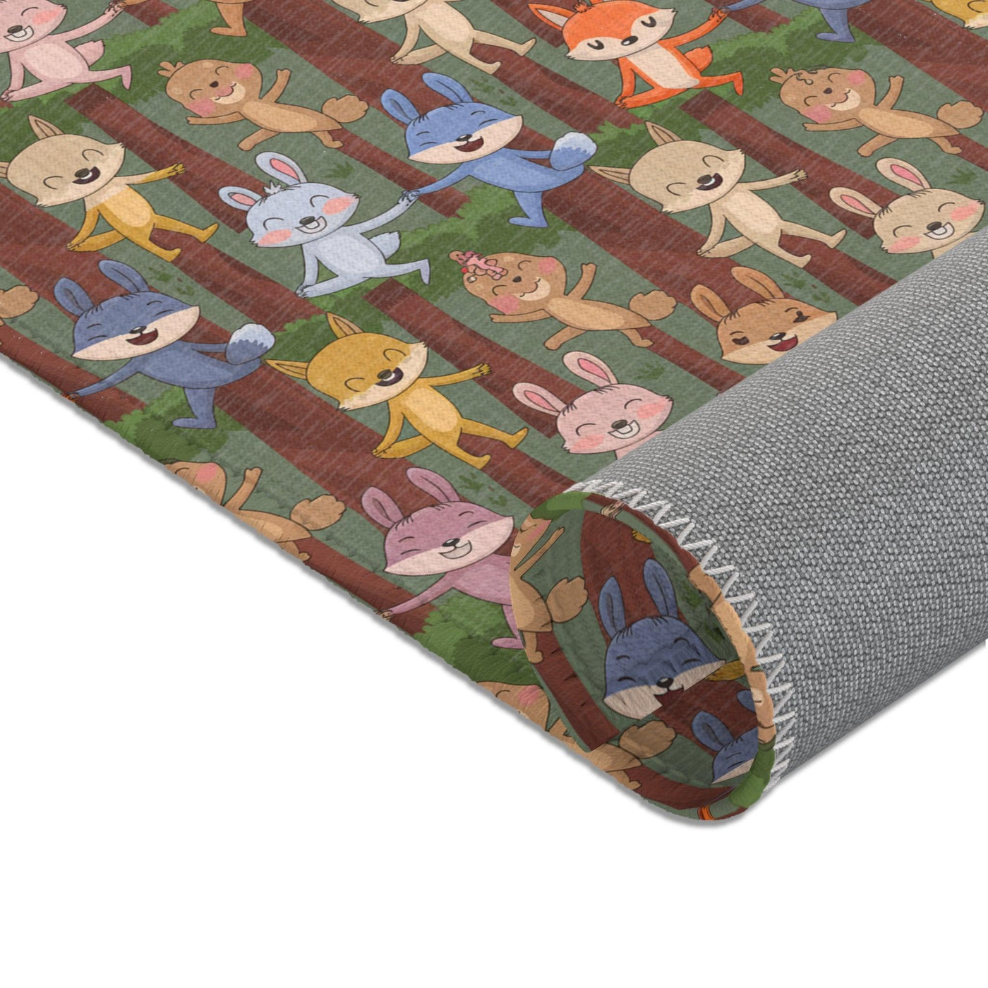 Rabbit Nursery Area Rugs - Kids Bedroom Carpet - CEZBE