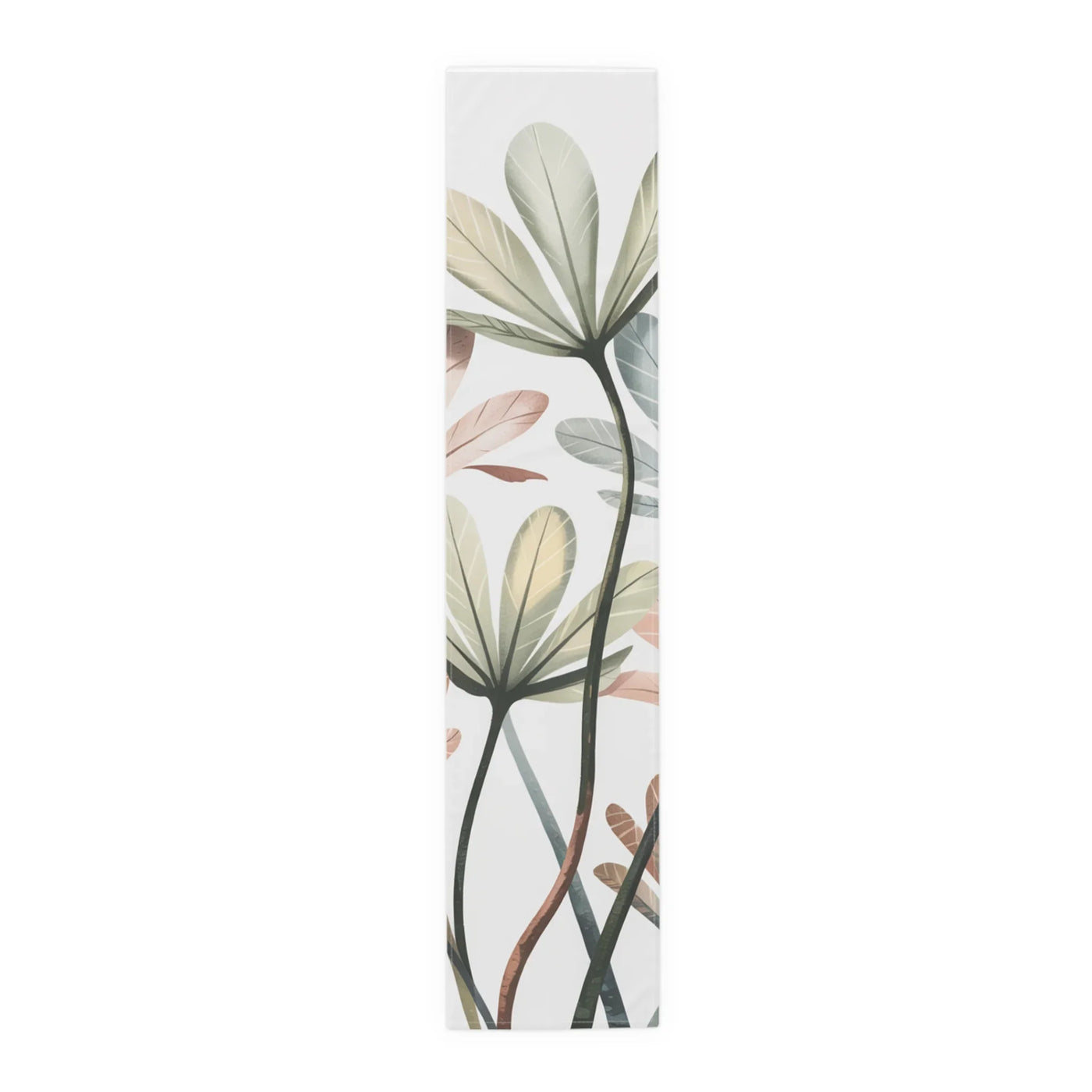 Botanical Plant Floral Table Runner