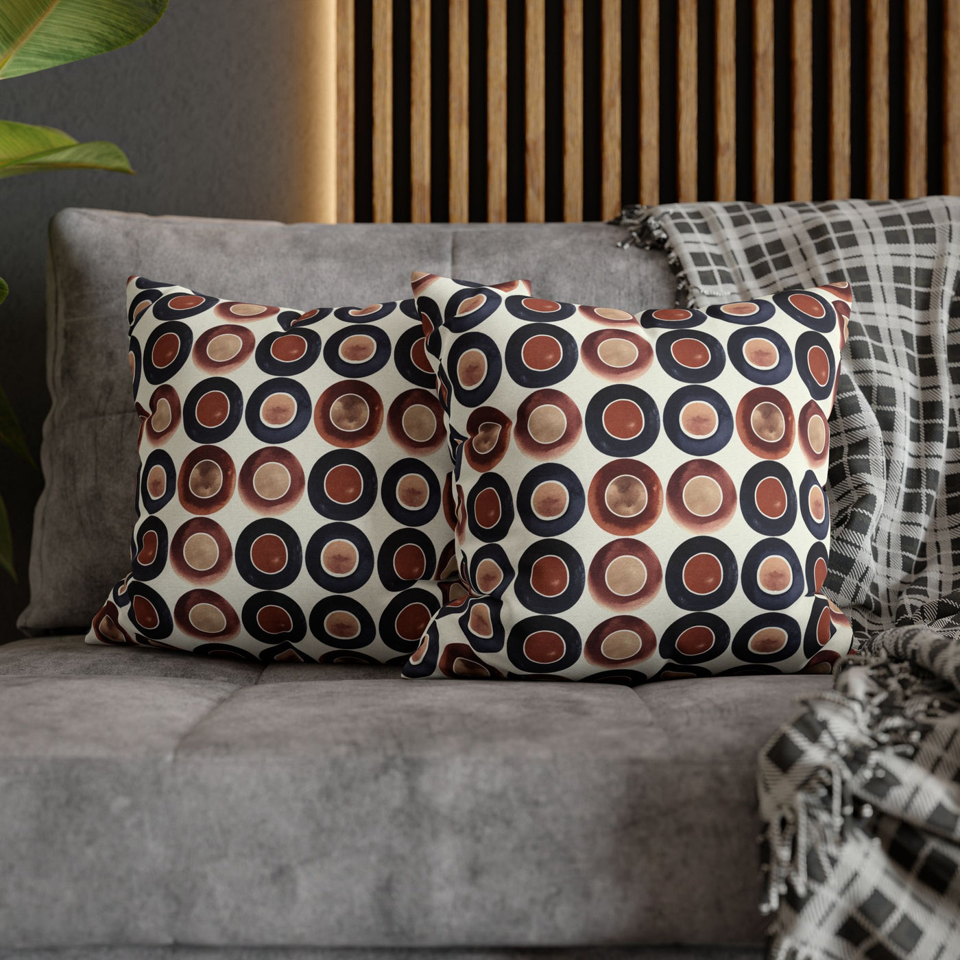 Mocca Mousse Square Pillowcase