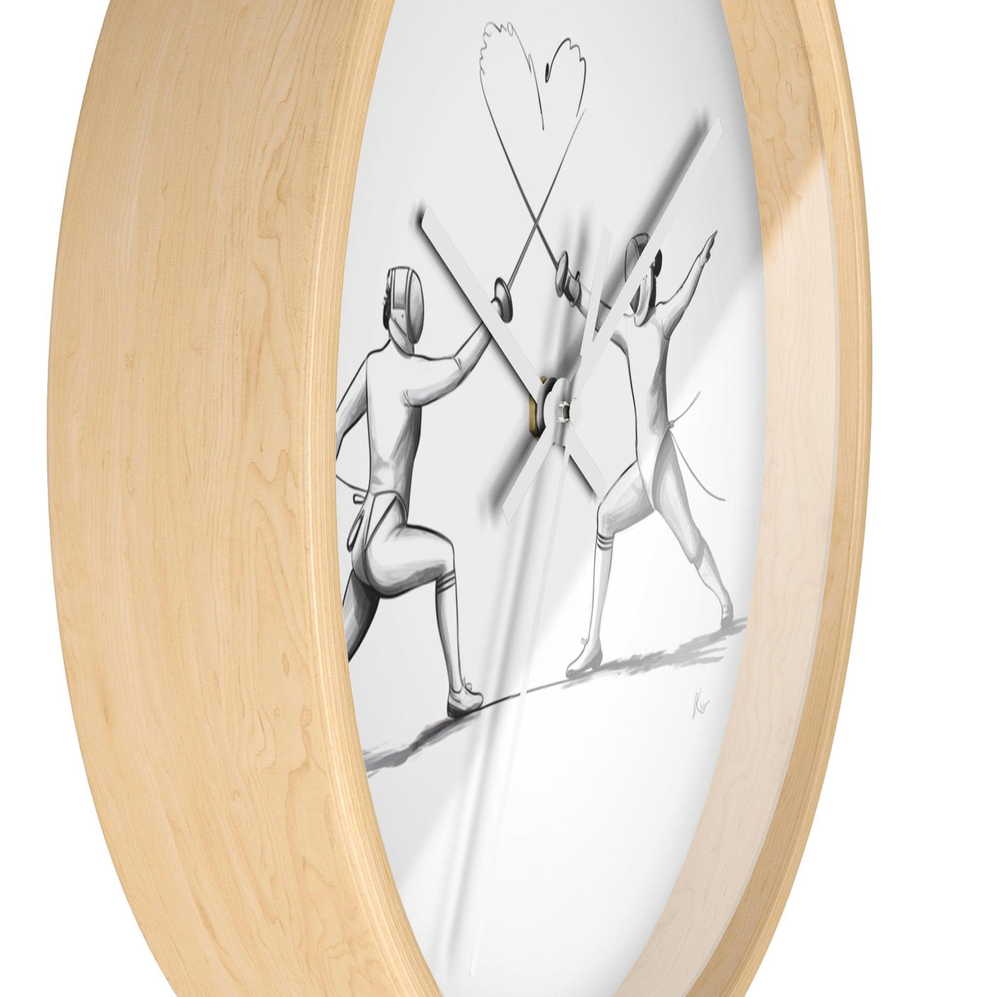 Black and White Wall Clock - CEZBE