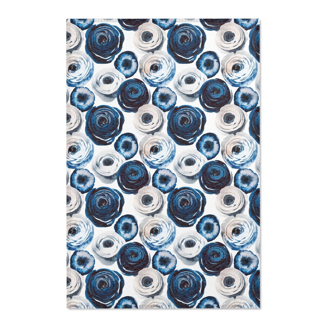 Blue Flower Area Rug - CEZBE