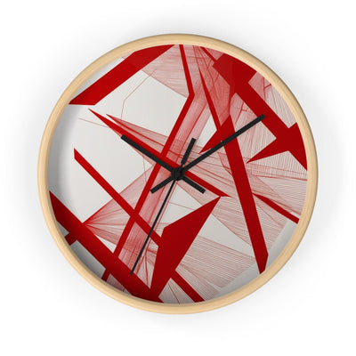 Red Wall Clock - CEZBE