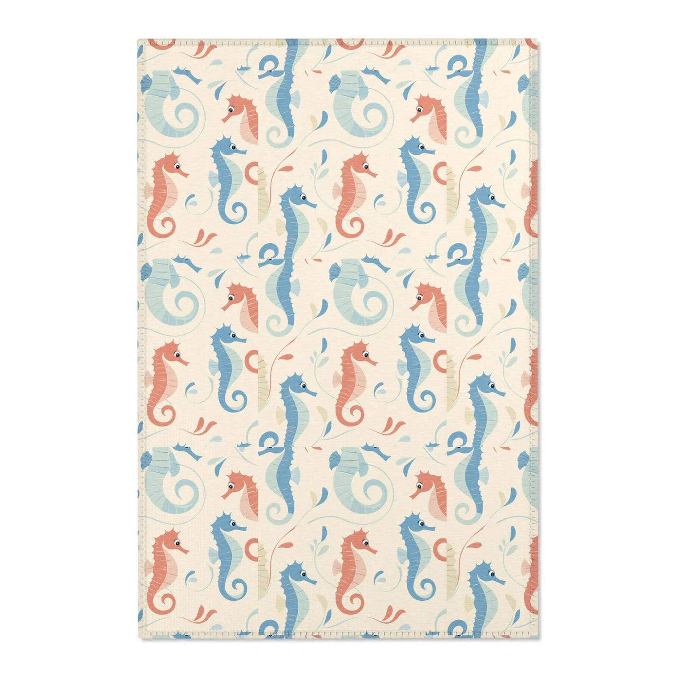 Sea Horse Area Rugs - Baby Room Decor
