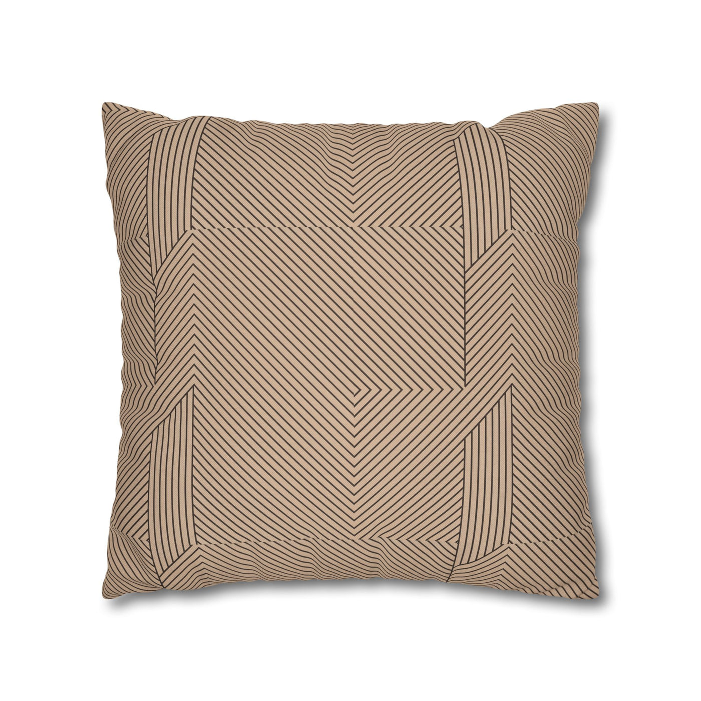 Neutral Lined Decor Pillowcase