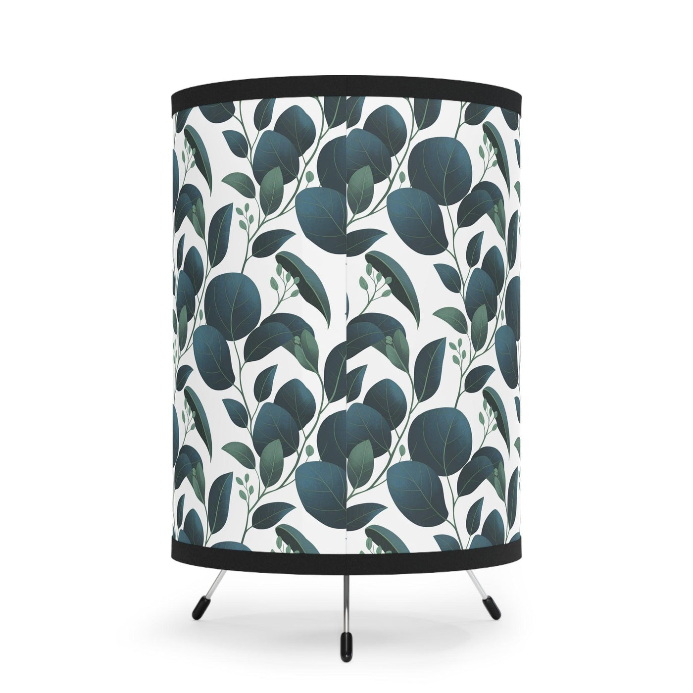 Tripod Lamp-Eucalyptus in Navy Blue Room Decor Lighting, US\/CA Plug - CEZBE