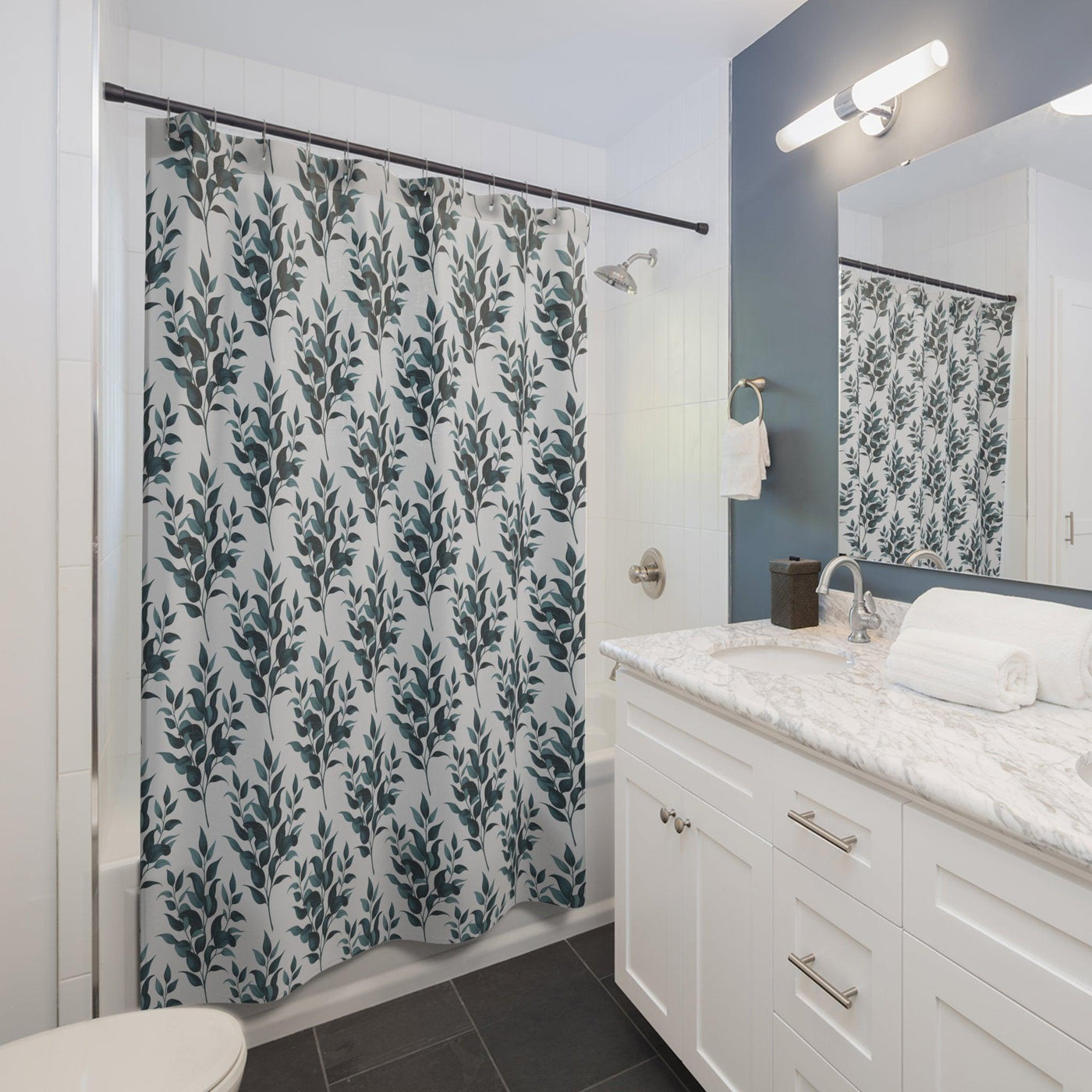 Eukalyptus Leaves Shower Curtains - CEZBE