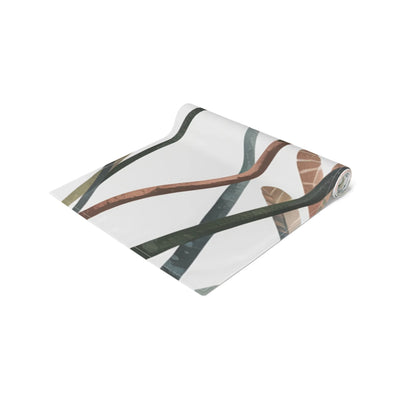 Botanical Plant Floral Table Runner