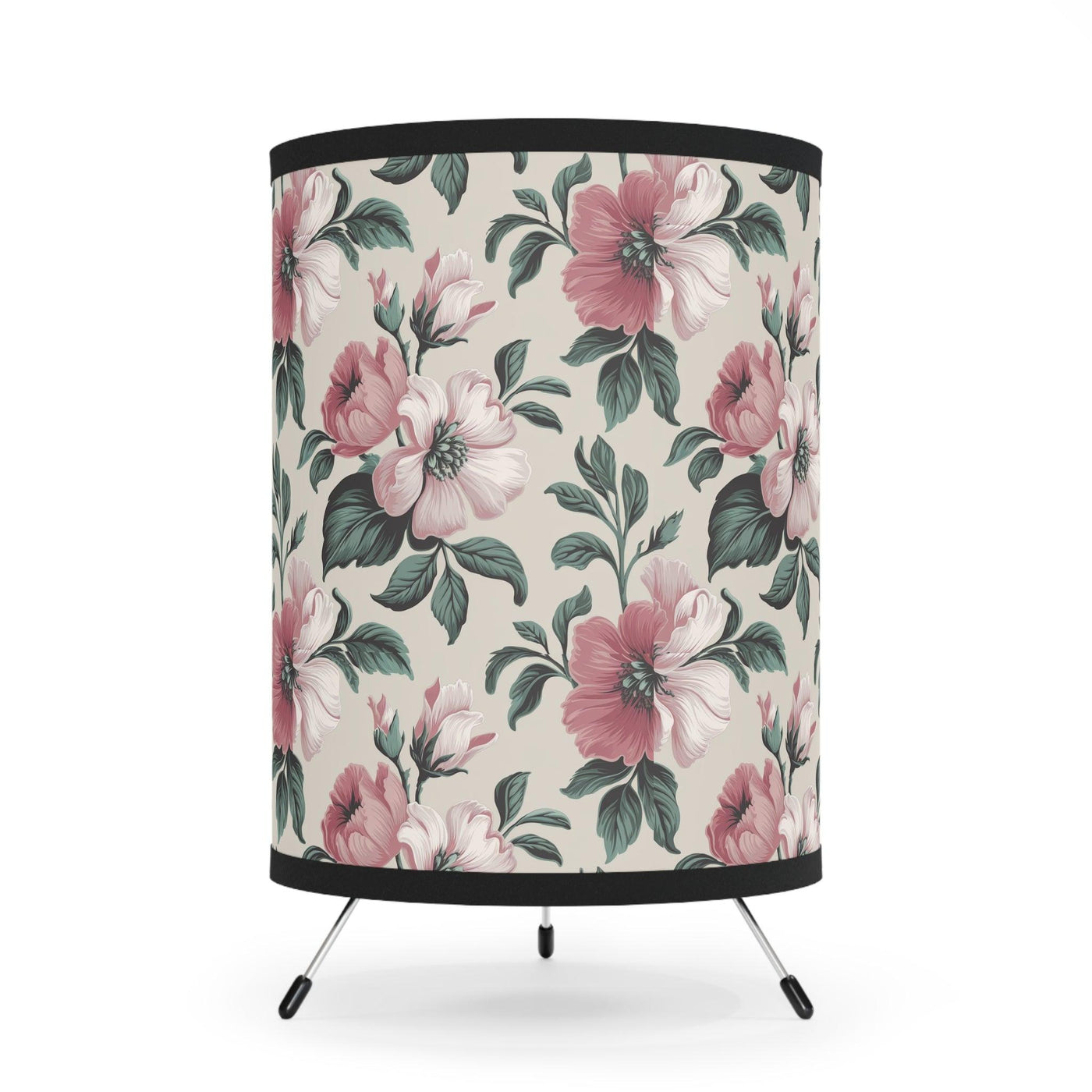 Flower Pattern Tripod Lamp - CEZBE
