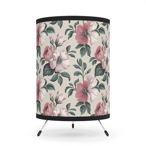 Flower Pattern Tripod Lamp - CEZBE