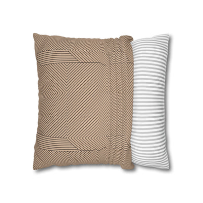 Neutral Lined Decor Pillowcase