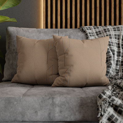 Neutral Lined Decor Pillowcase