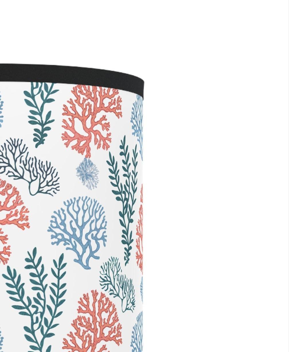 Navy Blue Coral Seaweed Lampshade - CEZBE
