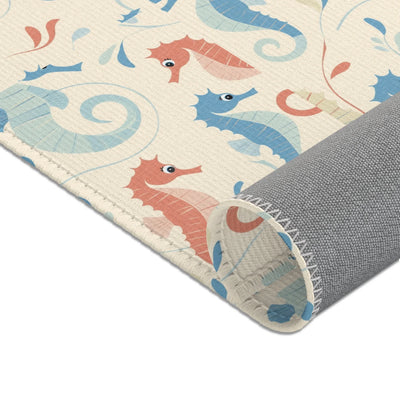 Sea Horse Area Rugs - Baby Room Decor
