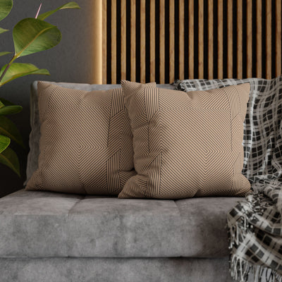 Neutral Lined Decor Pillowcase