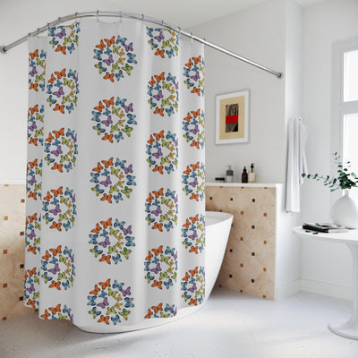 Colorful Butterflies Shower Curtains - CEZBE
