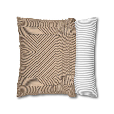 Neutral Lined Decor Pillowcase
