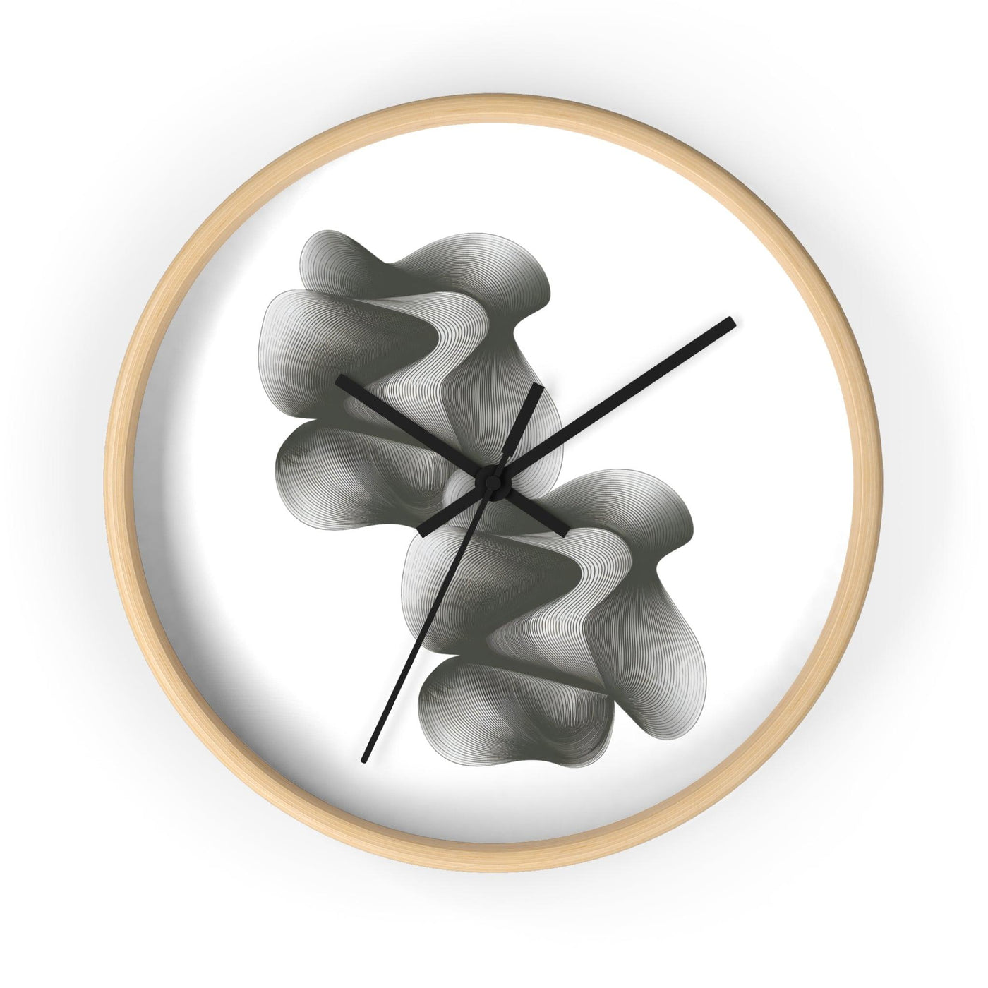 Striped Pattern Wall Clock - CEZBE
