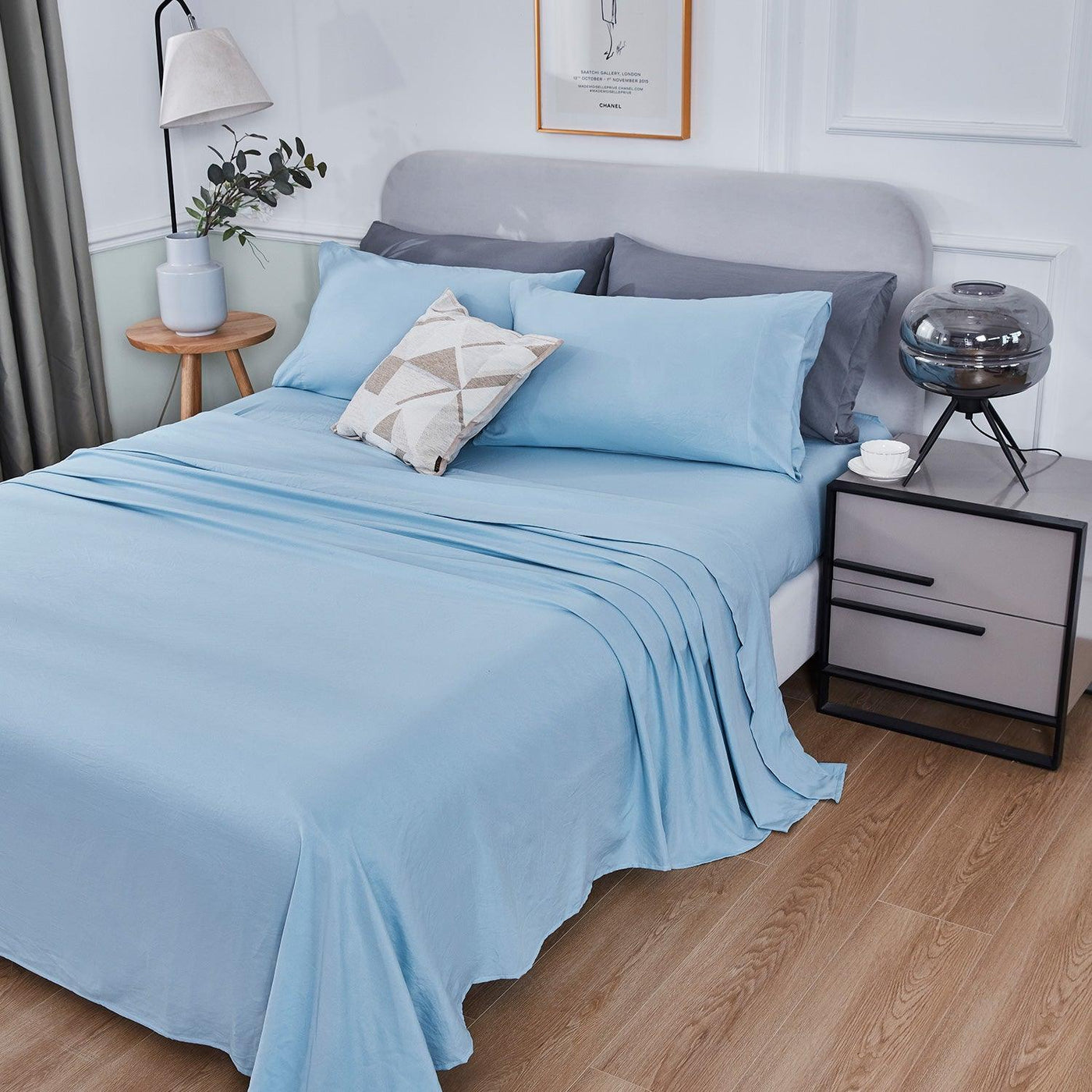 Microfiber Deep Pocket Hotel Bed Sheet - CEZBE