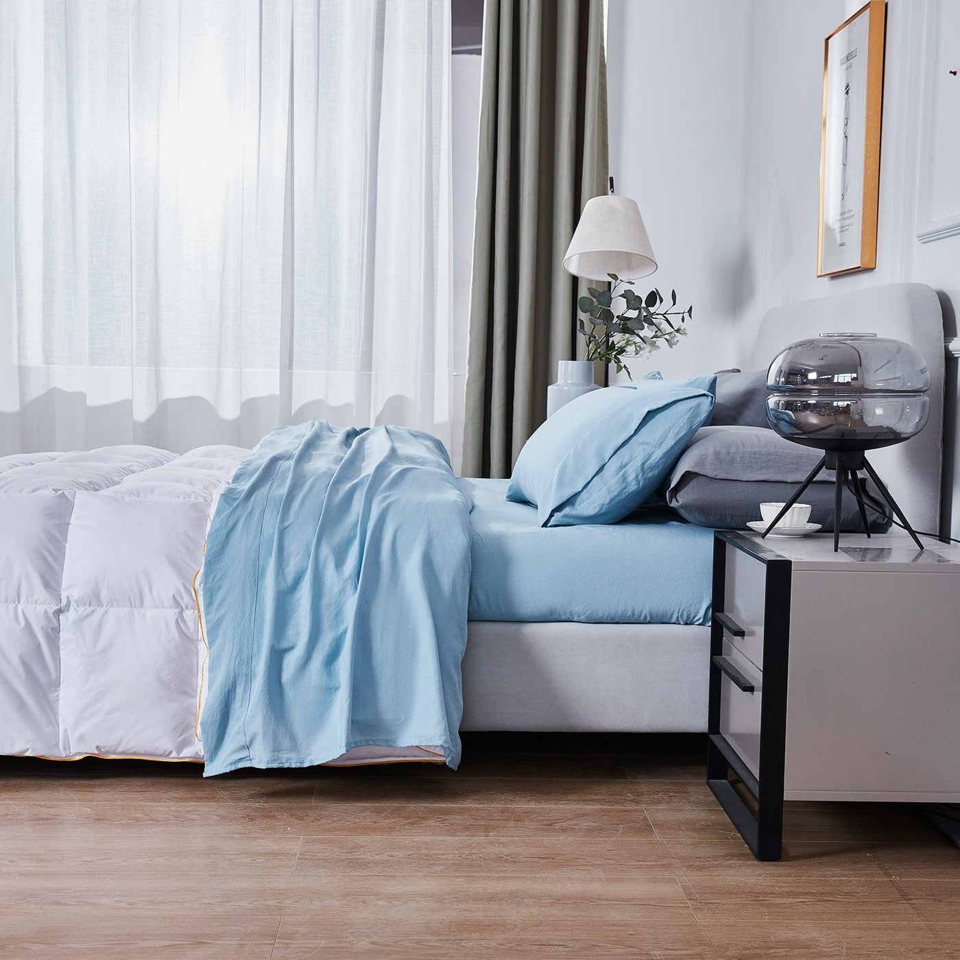 Microfiber Deep Pocket Hotel Bed Sheet - CEZBE