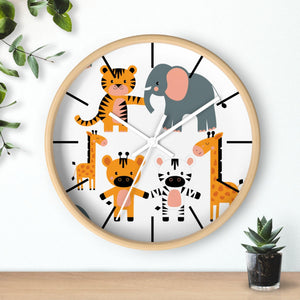 Forest Animal Themed Wall Clock - CEZBE
