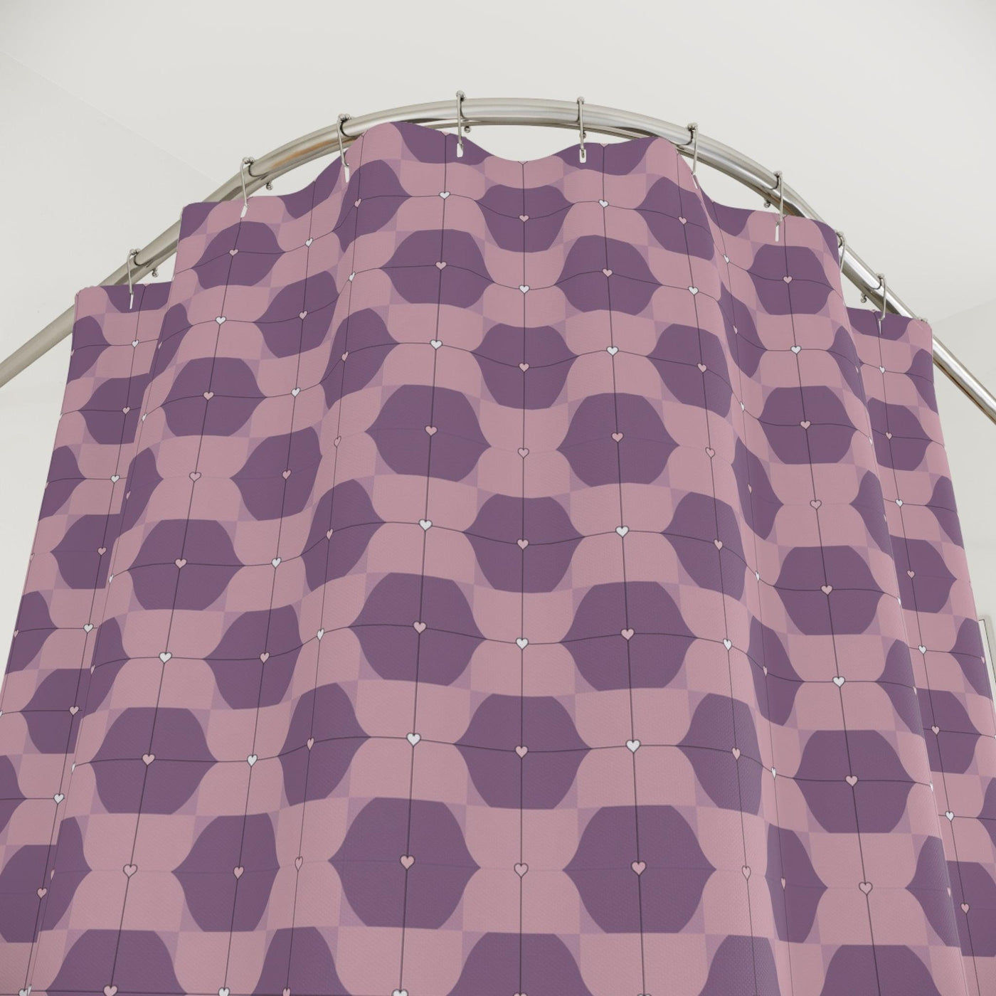 Pink Flower Shower Curtains - CEZBE