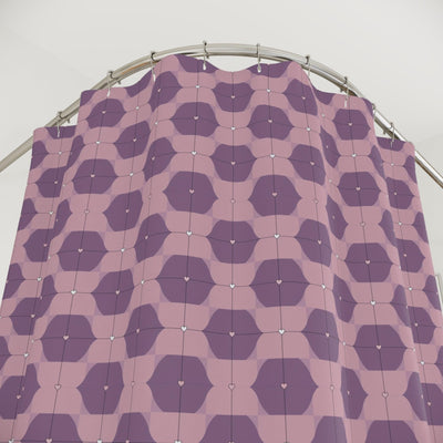 Pink Flower Shower Curtains - CEZBE