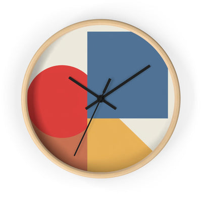 Geometric Square Wall Clock - CEZBE
