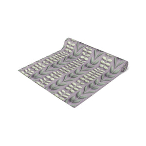 Botanical Plant Floral Leaves Table Runner - CEZBE