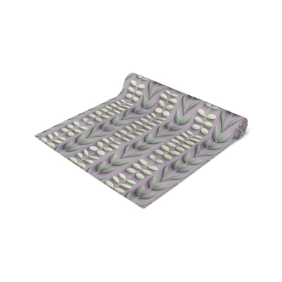 Botanical Plant Floral Leaves Table Runner - CEZBE