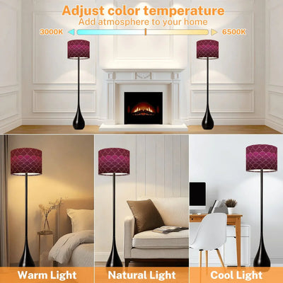 Teardrop Shaped Floor Lamp