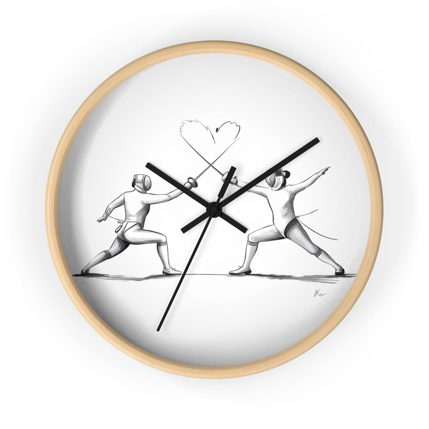 Black and White Wall Clock - CEZBE