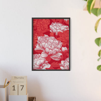 Vibrant Floral Wall Art Poster