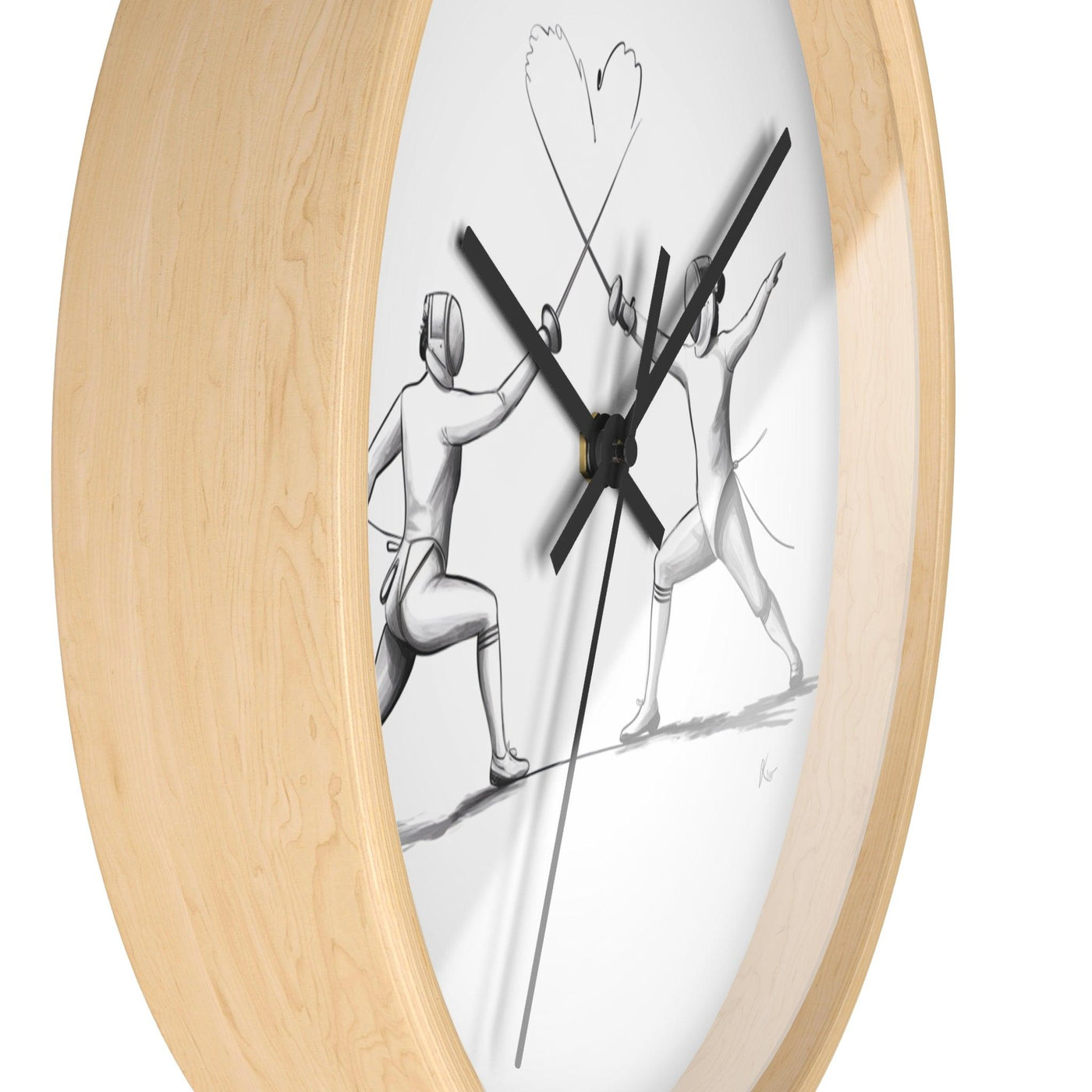 Black and White Wall Clock - CEZBE